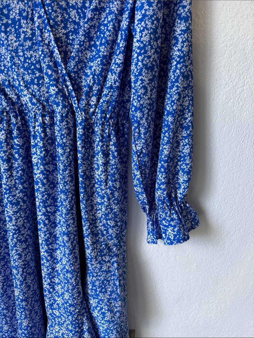 BTFBM Blue Floral Dress - Picture 3 of 6